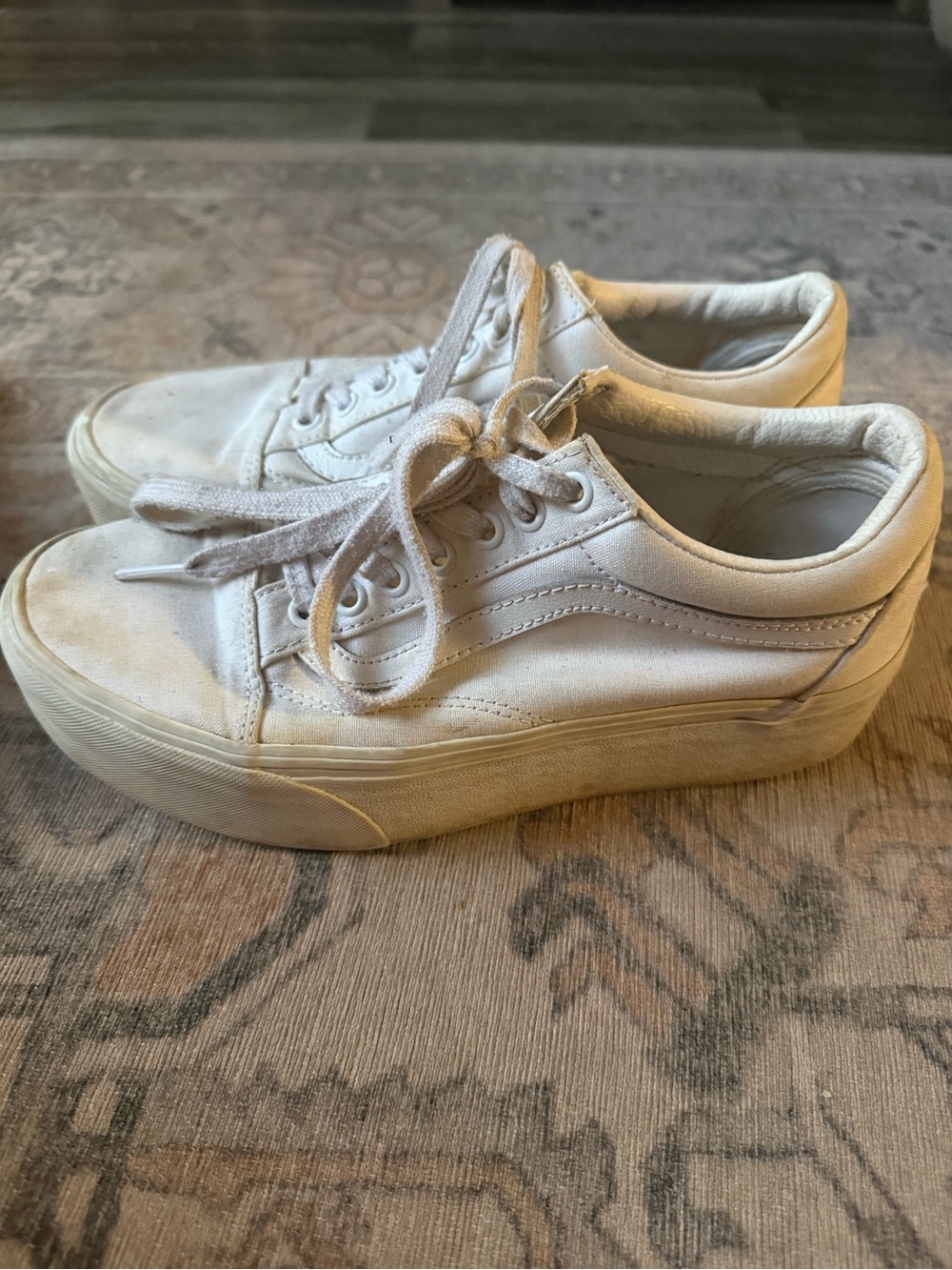 Classic White Canvas Sneakers